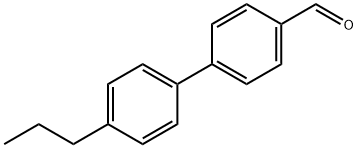 4'-丙基联苯-4-甲醛 结构式