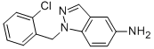 1-[(2-氯苯基)甲基]-1H-吲唑-5-胺 结构式