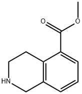 1,2,3,4-四氢异喹啉-5-甲酸甲酯盐酸盐 结构式