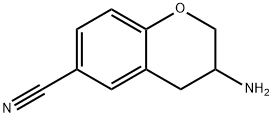 2H-1-BENZOPYRAN-6-CARBONITRILE,3-AMINO-3,4-DIHYDRO- 结构式