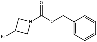 3-溴-1-氮杂环丁烷甲酸苄酯 结构式