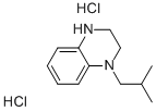 1-ISOBUTYL-1,2,3,4-TETRAHYDRO-QUINOXALINE DIHYDROCHLORIDE 结构式