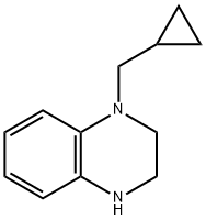 1-(环丙基甲基)-1,2,3,4-四氢喹喔啉 结构式