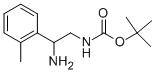 (2-AMINO-2-O-TOLYL-ETHYL)-CARBAMIC ACID TERT-BUTYL ESTER HYDROCHLORIDE 结构式