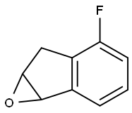 5-氟-1A,6A-二氢-6H-茚并[1,2-B]环氧乙烷 结构式