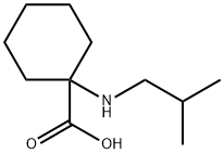 1-ISOBUTYLAMINO-CYCLOHEXANECARBOXYLIC ACID HYDROCHLORIDE 结构式