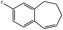 3-FLUORO-6,7-DIHYDRO-5H-BENZOCYCLOHEPTENE 结构式