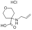 4-ALLYLAMINO-TETRAHYDRO-PYRAN-4-CARBOXYLIC ACID HYDROCHLORIDE 结构式