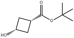 顺式-3-羟基环丁烷甲酸叔丁酯 结构式