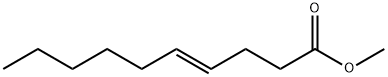 (E)-4-癸烯酸甲酯 结构式