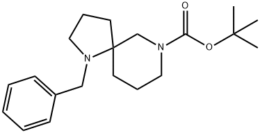 1-(苯甲基)-1,7-二氮杂螺[4.5]癸烷-7-羧酸 1,1-二甲基乙酯 结构式