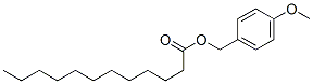 (4-methoxyphenyl)methyl laurate 结构式