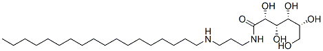 N-[3-(octadecylamino)propyl]-D-gluconamide 结构式