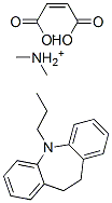 [10,11-dihydro-5H-dibenz[b,f]azepine-5-propyl]dimethylammonium hydrogen maleate 结构式