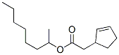 1-methylheptyl cyclopent-2-ene-1-acetate 结构式