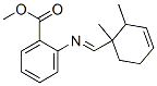 methyl 2-[[(dimethyl-3-cyclohexen-1-yl)methylene]amino]benzoate 结构式