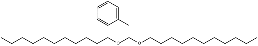 [2,2-bis(undecyloxy)ethyl]benzene 结构式