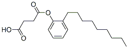 (nonylphenyl) hydrogen succinate 结构式