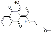 1-hydroxy-4-[(3-methoxypropyl)amino]anthraquinone 结构式