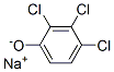 sodium 2,3,4-trichlorophenolate 结构式