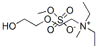 diethyl[2-(2-hydroxyethoxy)ethyl]methylammonium methyl sulphate 结构式