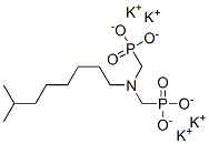 tetrapotassium [(isononylimino)bis(methylene)]bisphosphonate 结构式