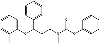 phenyl methyl[3-(2-methylphenoxy)-3-phenylpropyl]-carbamate 结构式