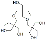 2,2'-[[2-ethyl-2-(hydroxymethyl)propane-1,3-diyl]bis(oxymethylene)]bis[2-ethylpropane-1,3-diol] 结构式
