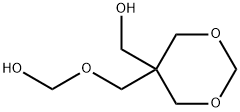5-[(hydroxymethoxy)methyl]-1,3-dioxane-5-methanol 结构式