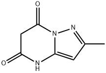 2-甲基-4H,5H,6H,7H-吡唑并[1,5-A]嘧啶-5,7-二酮 结构式
