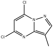 5,7-二氯-3-甲基吡唑并[1,5-A]嘧啶 结构式