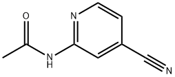 N-(4-CYANO-2-PYRIDINYL)-ACETAMIDE 结构式