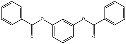 间亚苯基二苯甲酸酯 结构式