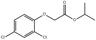 2,4-二氯苯氧乙酸异丙酯 结构式