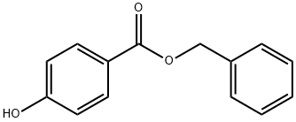 对羟基苯甲酸苄酯 结构式