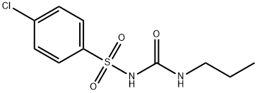 氯磺丙脲 结构式