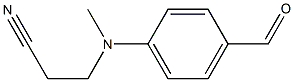 4-(N-甲基-N-氰乙基)氨基苯甲醛 结构式