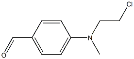 N-甲基-N-氯乙基-4-氨基苯甲醛 结构式