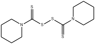 二环戊亚甲基二硫化四烷基秋兰姆 结构式