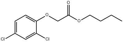 2,4-滴丁酯 结构式