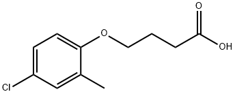 2-甲基-4-氯苯氧基丁酸 结构式