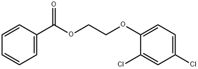 2-(2,4-dichlorophenoxy)ethyl benzoate 结构式