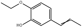 2-乙氧基-5-(1-丙烯基)苯酚 结构式