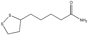 (+/-)-alpha-硫辛酰胺 结构式
