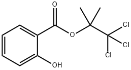 2,2,2-trichloro-1,1-dimethylethyl salicylate  结构式