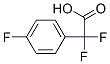 2,2-二氟-2-(4-氟苯基)乙酸 结构式