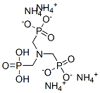 tetraammonium dihydrogen [nitrilotris(methylene)]trisphosphonate  结构式