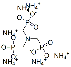 hexaammonium [nitrilotris(methylene)]trisphosphonate  结构式