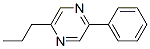 2-phenyl-5-propylpyrazine 结构式