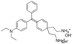 [4-[[4-(diethylamino)phenyl]phenylmethylene]-2,5-cyclohexadien-1-ylidene]diethylammonium hydroxide 结构式